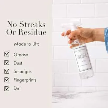 The Laundress Surface Cleaner, No. 247 Scented; Safe for Granite, Marble, Porcelain, & Wood; Bio-Based Ingredients; 15.5 Fl OZ