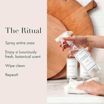 The Laundress Surface Cleaner, No. 247 Scented; Safe for Granite, Marble, Porcelain, & Wood; Bio-Based Ingredients; 15.5 Fl OZ