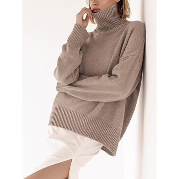 YKR Women's Cozy Turtleneck Sweater for Fall 2024