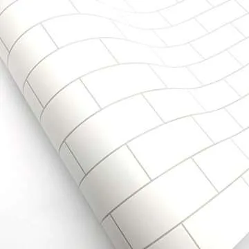 RoyalWallSkins Peel and Stick Subway Tile Wallpaper Roll