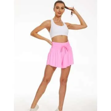Heyielda High Waist Flowy Athletic Shorts - Comfort & Style