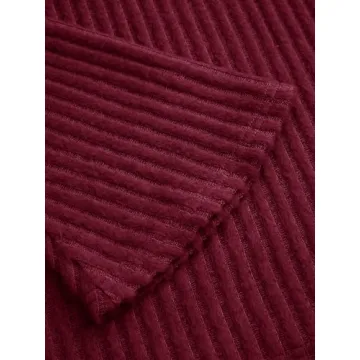 CIDER Off The Shoulder Tops for Womens Sexy Long Sleeve Going Out Tops Knit Cropped Top Trendy Slim Fit Red