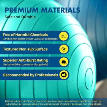 ProBody Pilates Birthing Ball for Pregnancy & Postpartum Fitness