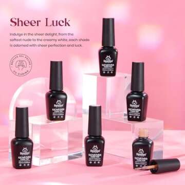 Beetles Jelly Gel Polish 6 Colors Milky White Nude Pink Gel Polish Nude Nail Polish Brown Gel Nail Polish Soak Off Uv Nail Lamp Nail Concealer Cured Nail Manicure Gifts