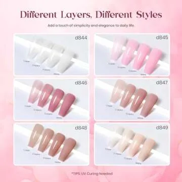 Beetles Jelly Gel Polish 6 Colors Milky White Nude Pink Gel Polish Nude Nail Polish Brown Gel Nail Polish Soak Off Uv Nail Lamp Nail Concealer Cured Nail Manicure Gifts