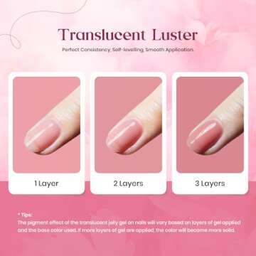 Beetles Jelly Gel Polish 6 Colors Milky White Nude Pink Gel Polish Nude Nail Polish Brown Gel Nail Polish Soak Off Uv Nail Lamp Nail Concealer Cured Nail Manicure Gifts