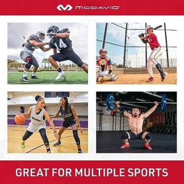 McDavid Knee Band for Knee Pain Relief, Support Brace Patella Tendon Knee Strap for Pickleball, Hiking, Soccer, Basketball, Running, Jumpers Knee, Tennis, Tendonitis, Volleyball & Squats