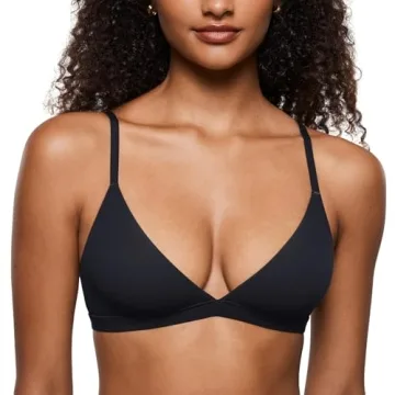 INLYRIC Women's Inbarely Triangle Bralette - Seamless, Comfortable, Everyday Wear