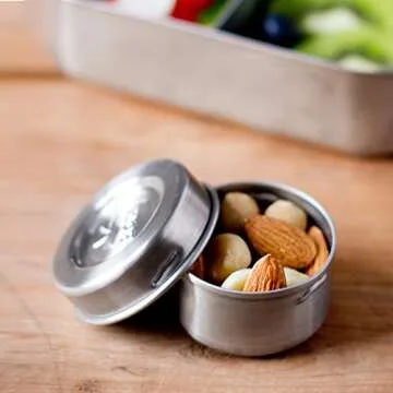 LunchBots Tiny Dips - Leak Proof Snack Containers Set of 3