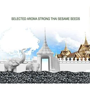 100% Black Sesame Seeds Powder, No Sugar, Low Temp Roasted, HALAL, NON-GMO, Black Sesame Paste Made in Taiwan 12.36oz (350g)