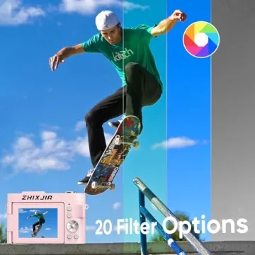 Stylish 4K Vlogging Camera with 50MP and Flip Screen