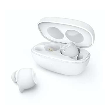 Belkin SOUNDFORM Immerse Noise Cancelling Earbuds, True Wireless Earbuds with Hybrid ANC, Wireless C...