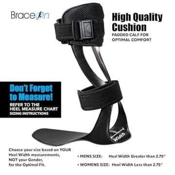 Brace On AFO S-Type Stabilizer for Drop Foot Support