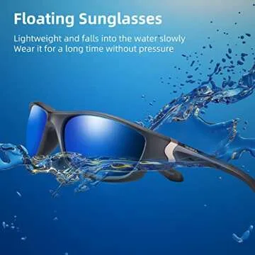 RUNCL Polarized Sports Sunglasses Phocas for Men Women,Wrap Around Design Lightweight UV Protection ...