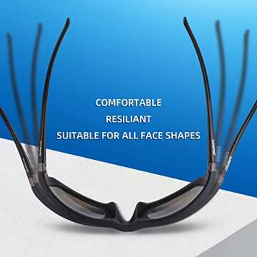 RUNCL Polarized Sports Sunglasses for Men and Women