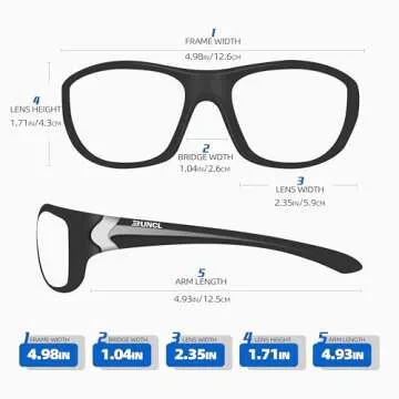 RUNCL Polarized Sports Sunglasses for Men and Women