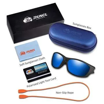 RUNCL Polarized Sports Sunglasses for Men and Women