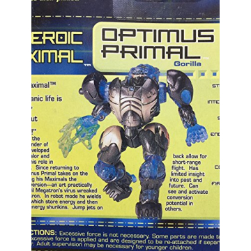 Transformers Beast Machines Optimus Primal Gorilla Action Figure