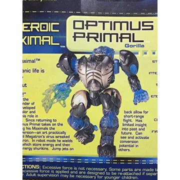 Transformers Beast Machines Optimus Primal Gorilla Action Figure