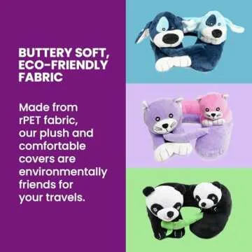 Cabeau Kids Travel Pillow - Cozy Neck Support for Kids