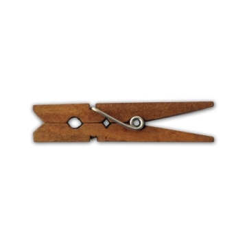 LWR CRAFTS Wooden Small Clothespins for Crafts and Decor