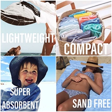 Oversized Turkish Beach Towels Quick Dry Sand Free Lightweight