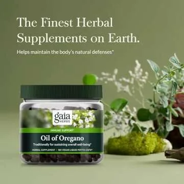 Gaia Herbs Oregano Oil Capsules for Immune Support