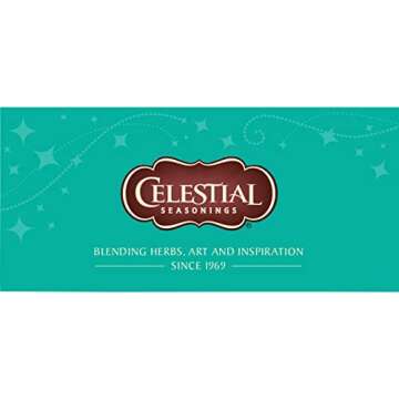 Celestial Seasonings Herbal Tea, Sugar Cookie Sleigh Ride, 18 Count (Pack of 6)