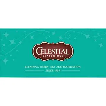 Celestial Seasonings Herbal Tea, Sugar Cookie Sleigh Ride, 18 Count (Pack of 6)