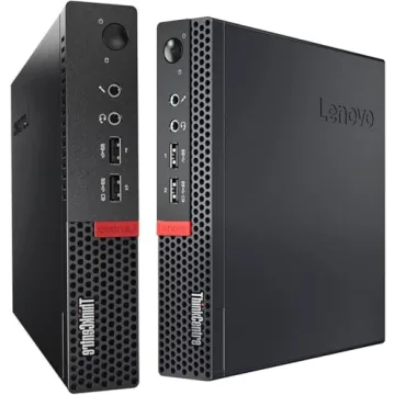 Lenovo ThinkCentre M710Q Mini Tiny Business Desktop PC, Windows 11 Pro, Core i5-6500T, 16GB RAM, 256GB SSD, Keyboard, Mouse, DisplayPort, WiFi (Renewed)