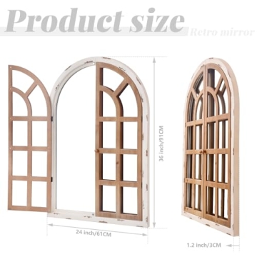 Arched Window Mirror for Elegant Home Décor