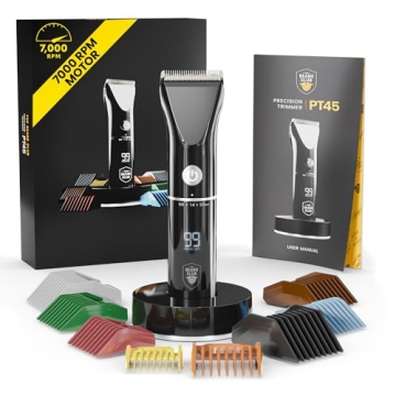 The Beard Club Beard Trimmer for Men - Electric Cordless Rechargeable Beard & Hair Trimmer - High Po...