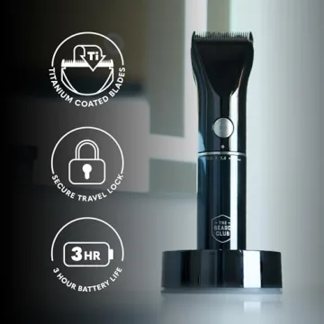 Beard Club Beard Trimmer for Men - Cordless Rechargeable