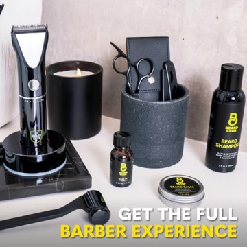 Beard Club Beard Trimmer for Men - Cordless Rechargeable