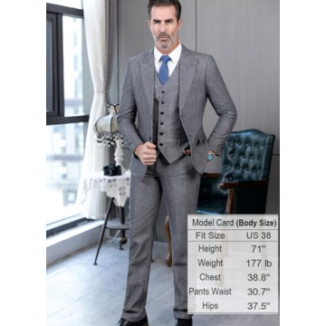 Elegant Mens Tweed Herringbone Suit for Every Event