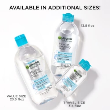 Garnier Micellar Water for Effortless Makeup Removal
