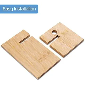 LIFATION Bamboo Phone Stand for All Smartphones