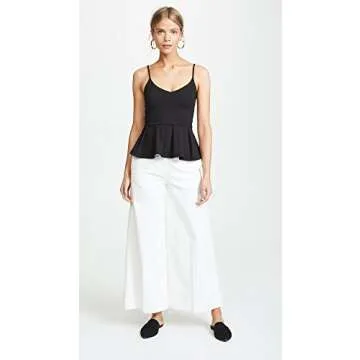 Susana Monaco Women's Casey Top, Black LG