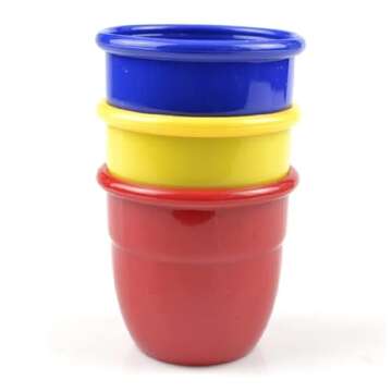 AIMOFAMAG Cups and Balls Magic Trick Easy Magic for Beginner with Tutorial (3 Color)