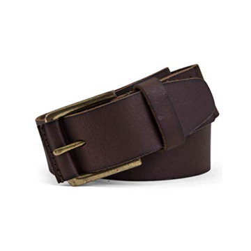 Timberland Men's Classic Leather Belt Dark Brown 40