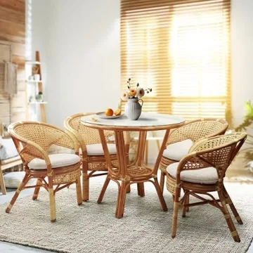 Pelangi Handmade Rattan Chair - Lightweight & Stylish