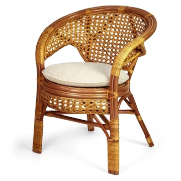 Pelangi Handmade Rattan Chair - Lightweight & Stylish