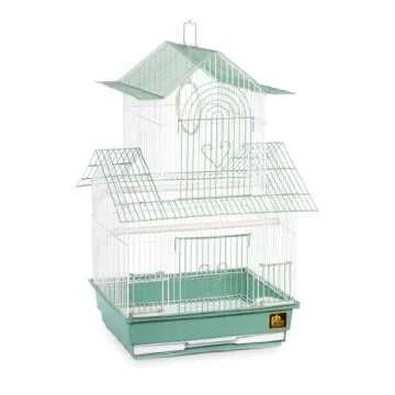 Prevue Hendryx SP1720-4 Shanghai Parakeet Cage, Green and White
