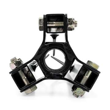 Camco Eaz-Lift Camper & RV Gooseneck Stabilizer Tripod Jack - Reduces Movement on 5th Wheel Trailers - Features Adjustable Height from 30” to 44” - 7,500lb Max Load Capacity (48850)