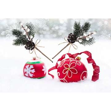 12 Pieces Artificial Pine Picks for Christmas & Crafts