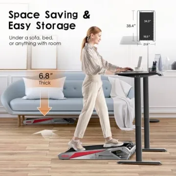 Compact Egofit Walker Pro Treadmill for Home or Office