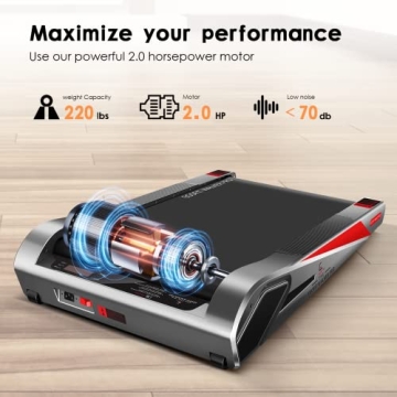 Compact Egofit Walker Pro Treadmill for Home or Office