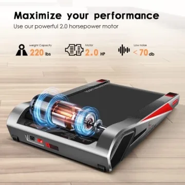 Compact Egofit Walker Pro Treadmill for Home or Office