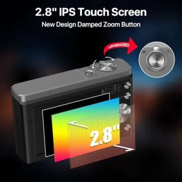 56MP 5K Digital Camera with 10X Zoom and Dual Cameras