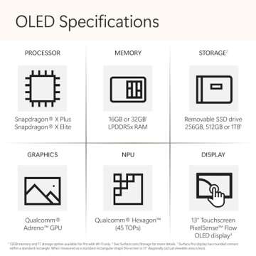 Microsoft Surface Pro 2-in-1 Laptop/Tablet (2024) - Ultimate AI Experience.